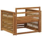 vidaXL Sofa de milieu extérieur Naturel