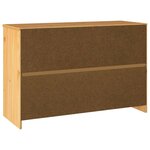 vidaXL Buffet Drammen Chêne 114 x 43 x 75.5 cm Bois de pin massif