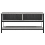 vidaXL Meuble TV sonoma gris 100x35x45 cm bois d'ingénierie
