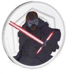 Pièce de monnaie en Argent g 31.1 (1 oz) Millésime  REY VS KYLO REN