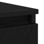 vidaXL Armoire d'évier Chêne noir 58 x 33 x 60 cm Bois d'ingénierie