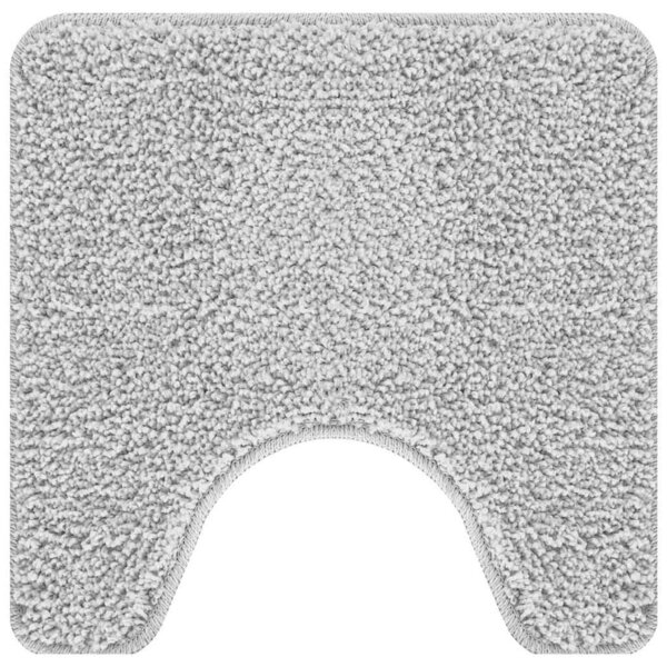 vidaXL Tapis de bain Gris 50 x 50 cm Polypropylène