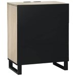 vidaXL Buffet Blanc 60 x 33.5 x 75 cm Bois de manguier massif
