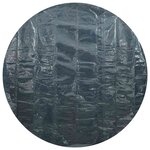 vidaXL Film solaire de piscine flottant PE 210 cm Noir et bleu