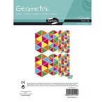 Sachet de 20 planches géométriques format  16 x 21 cm triangles maildor
