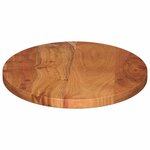 vidaXL Dessus de table 120x60x2 5 cm ovale bois massif d'acacia