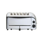 Grille pain professionnel en inox - 6 tranches - dualit -  - inox 460x220x210mm
