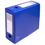 Boite De Classement À Pression Dos 100mm Polypropylène 7/10e Opaque - A4 - Bleu - Exacompta