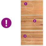 vidaXL Table à manger avec bord naturel bois de chêne massif rectangulaire