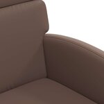 vidaXL Chaises de salle à manger 2 Pièces Marron 58 x 65 x 98 cm