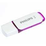 Philips clé usb 2.0 snow 64 go blanc et violet