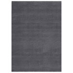 vidaXL Tapis shaggy doux lavable 160x230 cm Antidérapant Anthracite