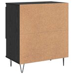 vidaXL Buffet 2 Pièces Chêne noir 60 x 35 x 70 cm