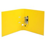 Classeur À Levier Prem'touch Intérieur Et Extérieur En Polypropylène - Dos 50mm - A4 Maxi. - Jaune - X 10 - Exacompta