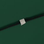 vidaXL Parasol de jardin carré 295 x 245 cm vert