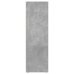 vidaXL Armoire de salle de bain Gris béton 30x30x95 cm Aggloméré