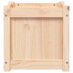 vidaXL Jardinière 40x40x40 cm bois de pin massif