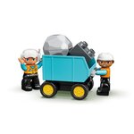 Lego 10931 duplo le camion et la pelleteuse  engin de chantier jouet pour les enfants de 2 ans et +