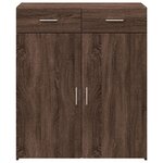 vidaXL Buffet chêne marron 80x42 5x93 cm bois d'ingénierie