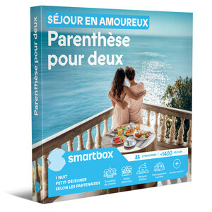 SMARTBOX - Coffret Cadeau Séjour en amoureux - Parenthèse pour deux - Séjour