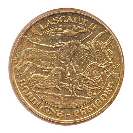 Mini médaille monnaie de paris 2008 - lascaux ii