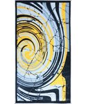 Tapis d'intérieur TOURBILLON 80 x 150 cm - Jaune