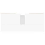 vidaXL Armoire de salle de bain blanc 80x33x60 cm bois d'ingénierie