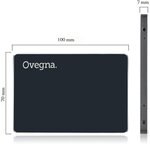 Ovegna SD1: Disque SSD Flash Interne 2.5 Pouces Haute Performance, 256 Go, 3D NAND Flash, SATA III 6 Go/s,Jusqu’à 540 MB/s, Stockage de données et Charges de Travail sur PC (256 GB)