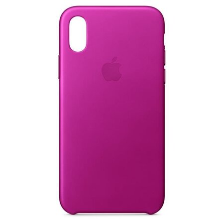 iPhone X Leather Case - Pink Fuchsia