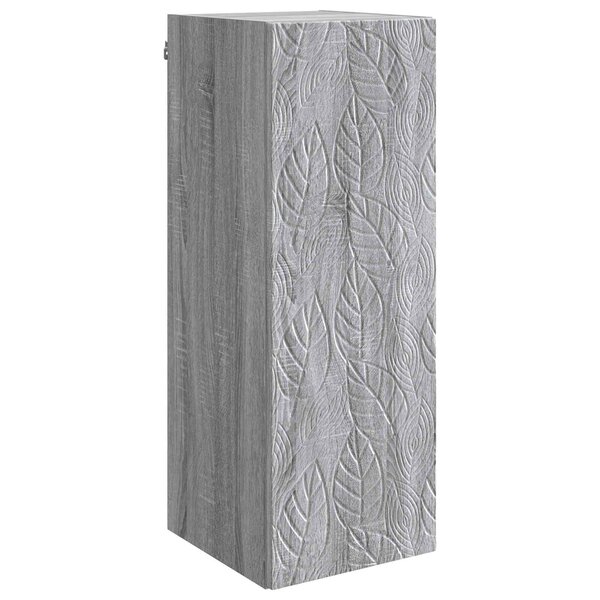 vidaXL Armoire Murale 33 x 34 5 x 90 cm Bois d'ingénierie Sonoma gris