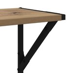 vidaXL Étagères Murales 2 Pièces Chêne artisanal 80 x 25 x 25 5 cm