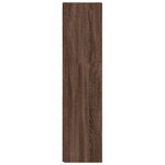 vidaXL Armoire d'angle Chêne marron 33x33x132 cm Bois d'ingénierie