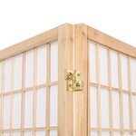 vidaXL Cloison de séparation pliable 5 panneaux 200x170 cm