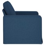 vidaXL Canapé Bleu 103 x 80 x 82 cm tissu