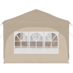vidaXL Tente de fête pop-up 575 x 288 x 245 cm Crème Tissu Oxford