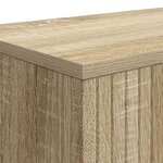 vidaXL Table console Chêne Sonoma 101 x 29 x 74 cm Bois d’ingénierie