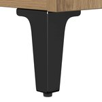 vidaXL Buffet Chêne artisanal 69 5 x 34 x 90 cm Bois d'ingénierie