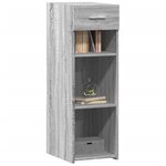 vidaXL Buffet sonoma gris 30x42 5x93 cm bois d'ingénierie