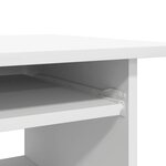 vidaXL Bureau Blanc 80x45x74 cm Bois d’ingénierie