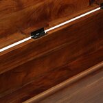 vidaXL Coffre de rangement 110x35x41 cm Bois d'acacia solide