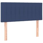 vidaXL Tête de lit Bleu 80x5x78/88 cm Tissu