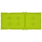 Vidaxl chaises inclinables de jardin 4 pièces avec coussins bois d'acacia