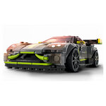 Lego 76910 speed champions aston martin valkyrie amr pro & vantage gt3  2 modeles de voitures de course  jouet pour enfants