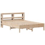 vidaXL Cadre de lit sans matelas 160x200 cm bois massif de pin