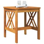 vidaXL Table d'appoint Marron Bois d'acacia massif