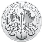 Pièce de monnaie 1,50 euro Autriche 2021 1 once argent – Philharmonique (édition de Noël)