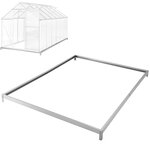 Tectake Embase pour serre de jardin - 375 x 190 x 12 cm