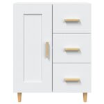 vidaXL Buffet Blanc 69 5x34x90 cm Bois d'ingénierie