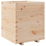 vidaXL Jardinière 60x60x72 5 cm bois de pin massif