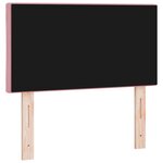 vidaXL Tête de Lit LED avec des lumières à LED Rose 80 cm Velours